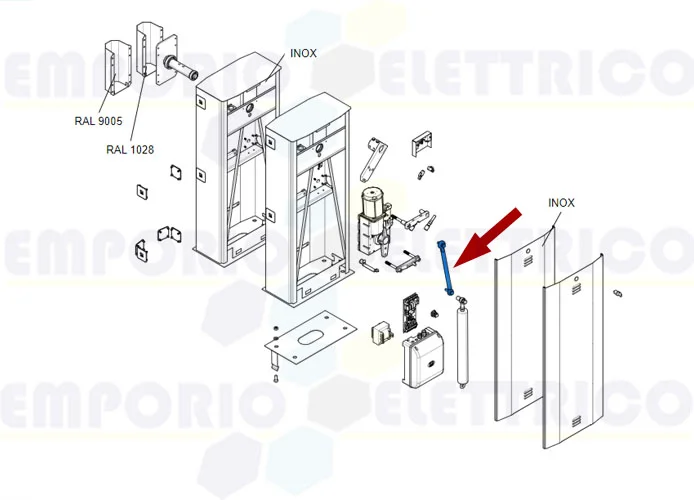 came repuesto brazo de transmisión g6000-g5000 119rig043