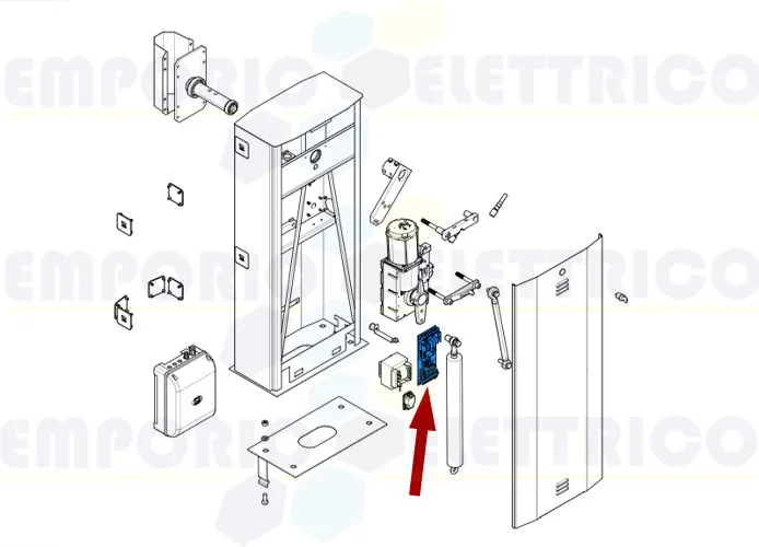 came ricambio scheda base zl39a g5000 88001-0192