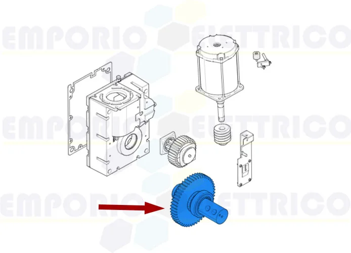 came repuesto árbol lento g3000 119rig414 