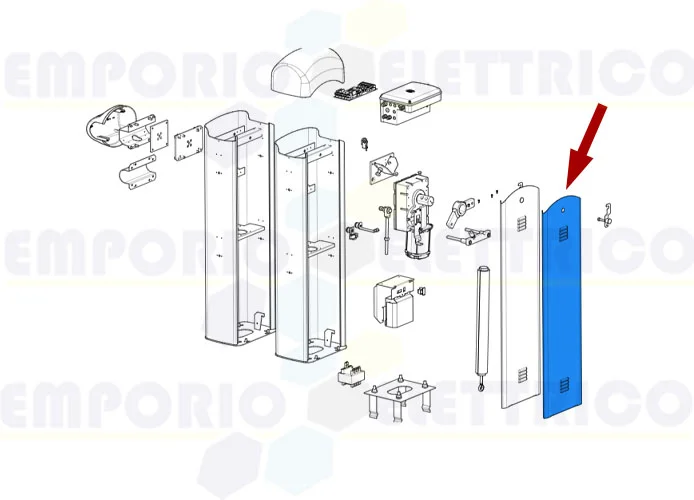 came repuesto tapa armario g3000i g4040i 119rig410