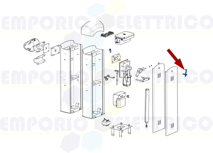 came repuesto grupo cerradura de la puerta g3000 gard4 119rig411