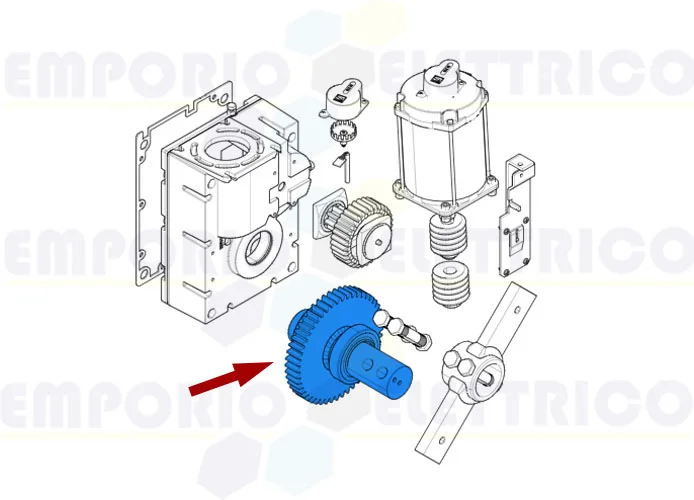 came repuesto árbol lento g4041 119rig182 