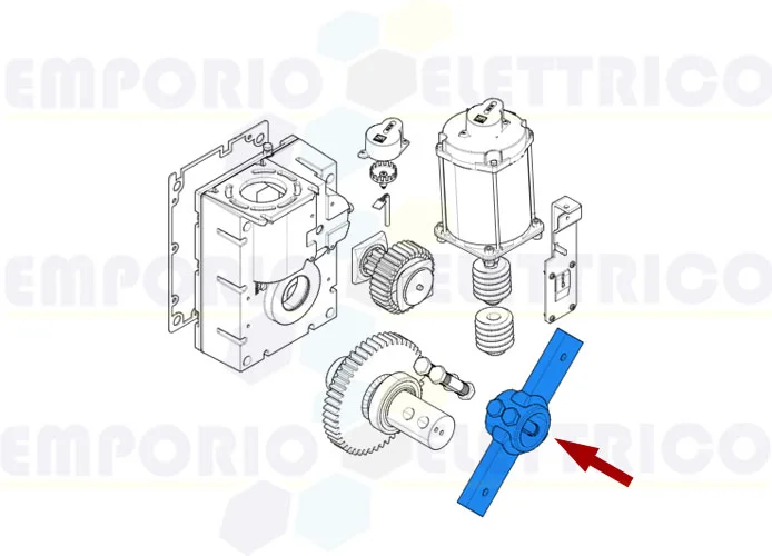 came ricambio leva regolazione posizione asta g4040z ricambio 119rig336 