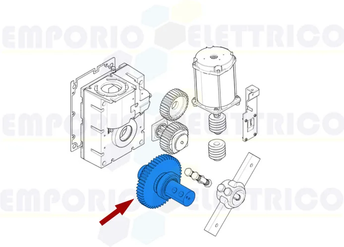 came repuesto árbol lento g4040z g4040iz 119rig341