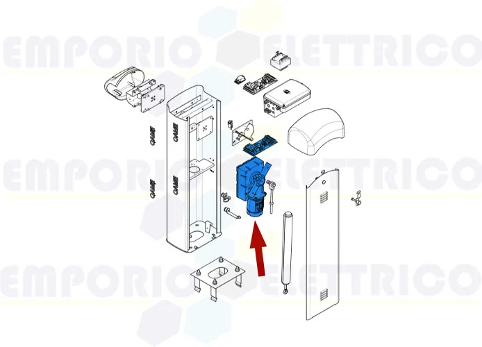 came ricambio kit riduttore z32 g4040ezt + scheda 88003-0059