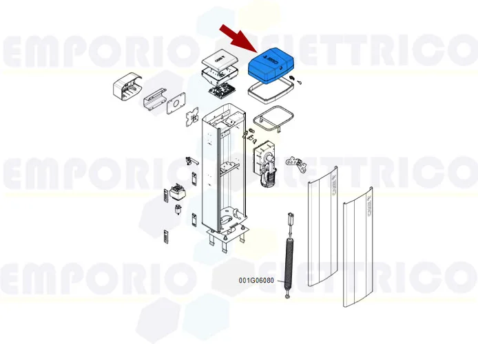 came repuesto tapa barrera gt4-gx4 88003-0075