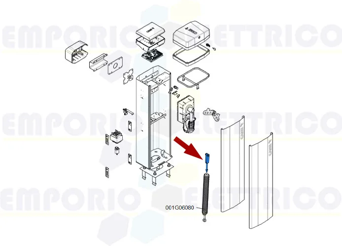 came ricambio tirante molla gt4 88003-0077