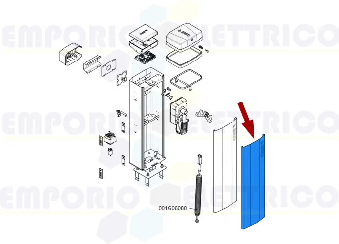 came ricambio porta armadio gt4-gx4 88003-0079