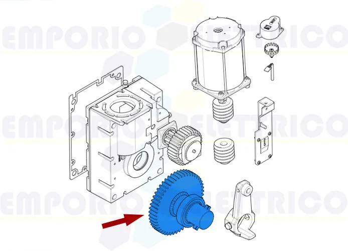 came repuesto árbol lento g2080 g2081 119rig157