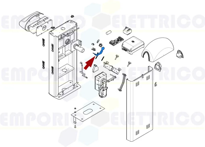 came ricambio leva azionamento finecorsa rallentamento 119rig140