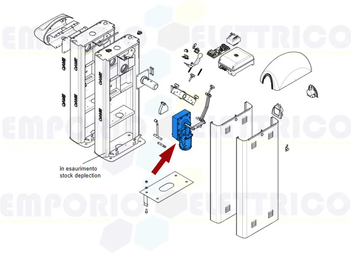 came repuesto motorreductor gard 8 24v 119rig196