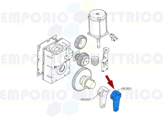 came repuesto brazo de transmisión reductor gt8 v.188003-0119