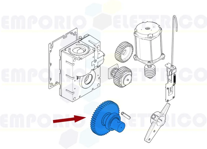 came repuesto árbol lento g12000 119rig100