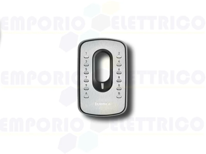 beninca teclado digital de acero con triple codificación iri.kpad inox 976002413