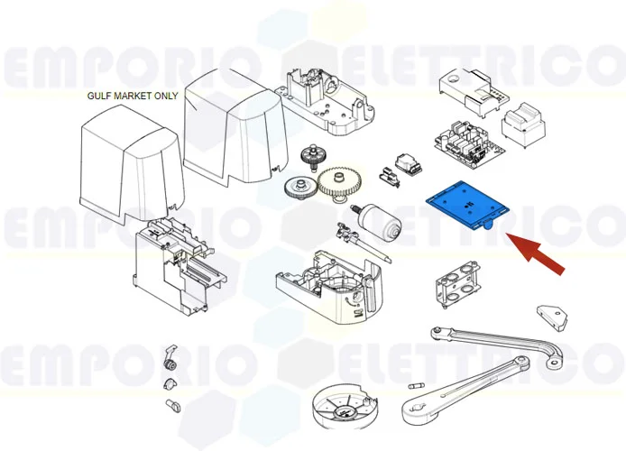 came repuesto base tarjeta ftx 88001-0263