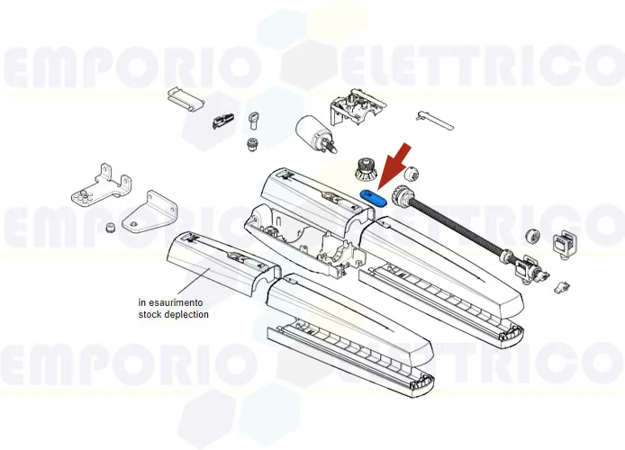 came repuesto tapón para cerradura opp001 ral 7024 88001-0081