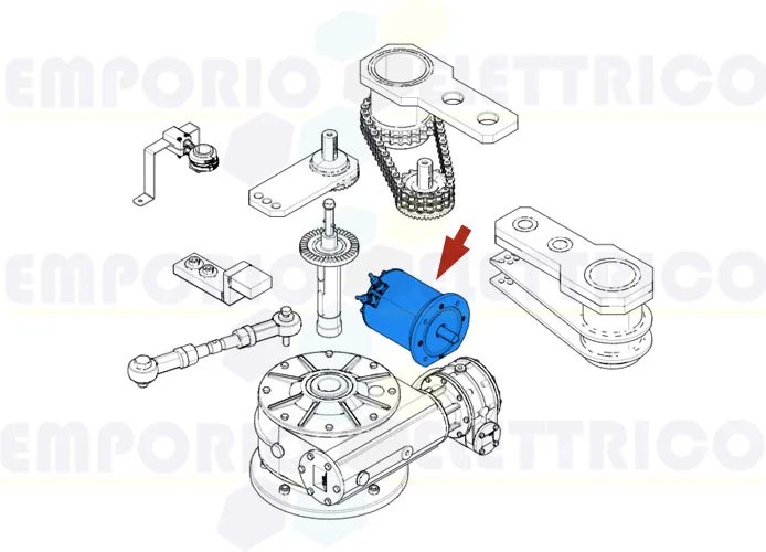 came repuesto grupo motor frog-md 119ria080