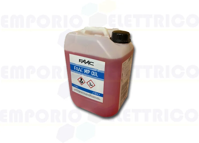 faac aceite hidráulico hp oil bidón de 10 litros 714041