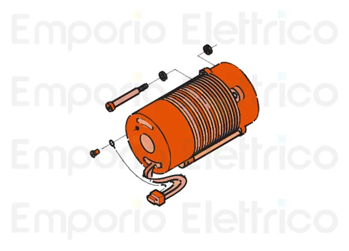 faac repuesto motor 220v.4p.monof.c/t.120 7700055