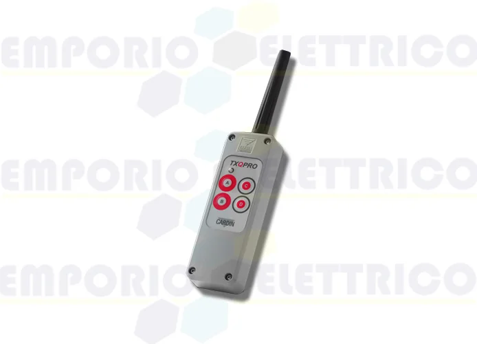 cardin transmisor de 4 funciones 868mhz txqpro486-4a