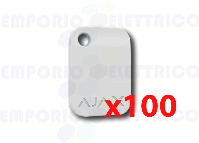 ajax portachiavi contactless bianco tag (100 pezzi) 38229