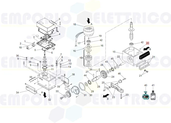 faac repuesto conector 8 x25 h8 uni en 22338 7061035