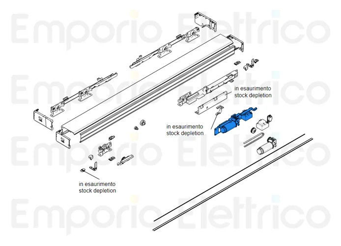 came repuesto originale grupo motor completo sipario 119rip133