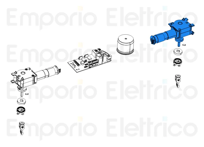 came reemplazo original grupo motorreductor dx volare 119rid392