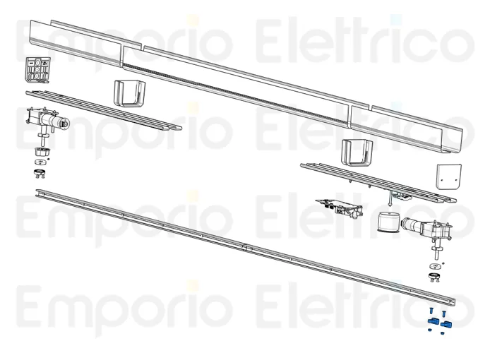 came reemplazo original 2 pz  patín de deslizamiento voila 119rid480