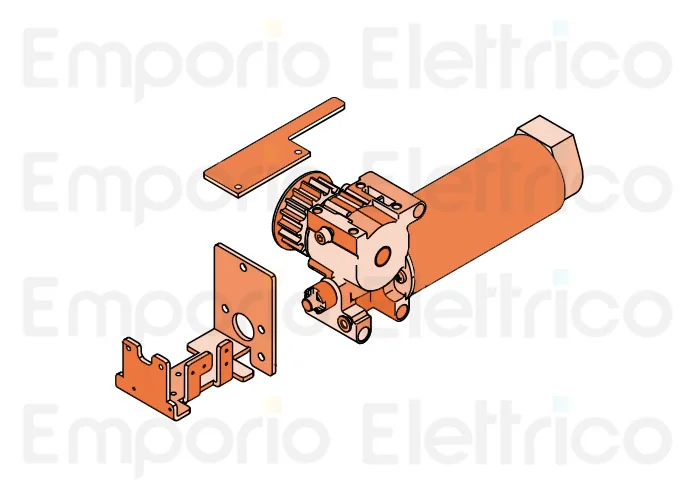 faac ricambio motor.dunk+staffa bloc.motore a100/a1000 63000227